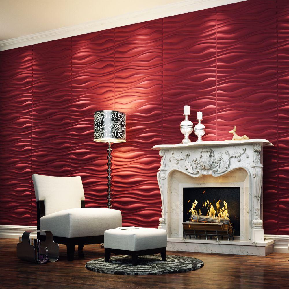 Mega Luxe Paintable 3D Texture PVC Wall Panels (19.7 X 19.7In.) - Decorative, Waterproof, Flame Resistant, Sturdy, Interior Decoration To Add Both Aesthetics And Functionality To Your Home And Offices - D088 Mega Luxe Paintable 3D Texture PVC Wall Panels (19.7 X 19.7In.) - Decorative, Waterproof, Flame Resistant, Sturdy, Interior Decoration To Add Both Aesthetics And Functionality To Your Home And Offices - D088